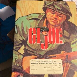 Rare Vintage GI Joe The Complete Story of America Favorite Man Of Action Book HB
